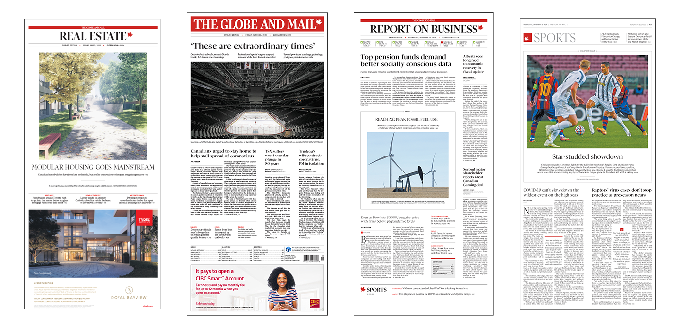 The Globe and Mail newspaper