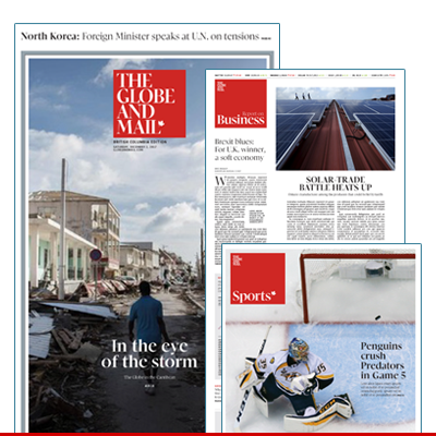 The Globe and Mail newspaper